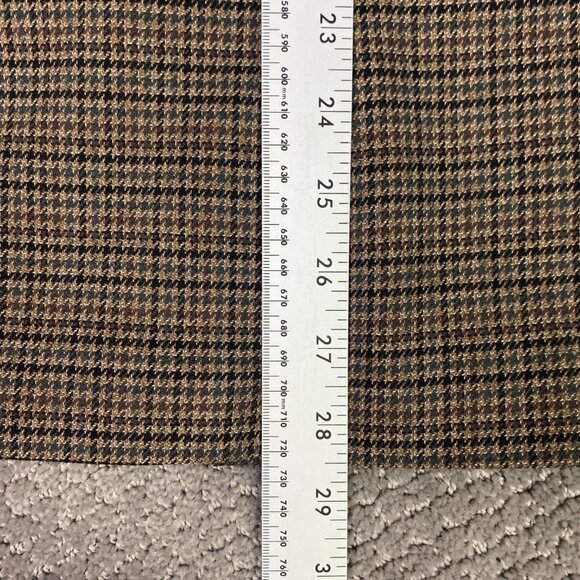 Lauren Ralph Lauren Houndstooth Blazer Sport Coat Men's 44S Brown Tweed 2 Button - Picture 15 of 15